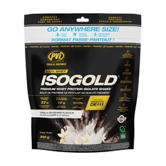 PVL ISO Gold - Premium Whey Protein With Probiotic, 340 Gram - 10 Servings