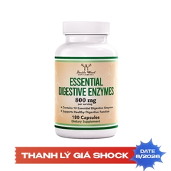 Double Wood Essential Digestive Enzymes, 180 Capsules