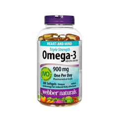 Webber Naturals Triple Strength Omega-3 900mg