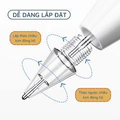 Ngòi Bút Pencil 1 2 ( Phiên Bản Kim Loại), Chuyên Dụng Cho Paperlike