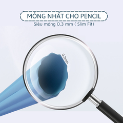 Ốp Bút Pencil 1 2, Chất Liệu Silicone Siêu Mỏng 0.3mm
