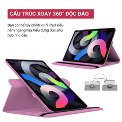 Bao da iPad Xoay 360 độ dành cho iPad Xanh Than (N40)