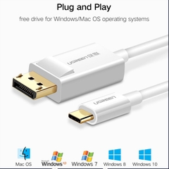 Cáp USB Type C to Displayport 1.5M Ugreen - Model 40420