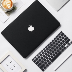 Combo Ốp Macbook Kèm Phủ Phím Màu Đen