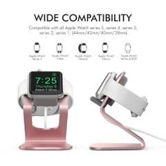 Đế Sạc Apple Watch Hợp Kim Nhôm (Hỗ Trợ Nightstand Mode) Aha Style U20