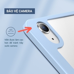 [DIY Bản Pro] Bao Da iPad Magnetic Glass Shell, Nam Châm Tháo Rời - Tím (S71)