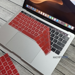 Lót Phủ Bàn Phím Macbook Đỏ Đô