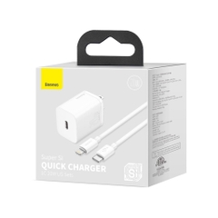 Bộ sạc nhanh kèm cáp Baseus Super Si 20W