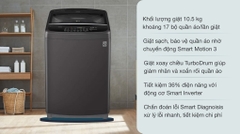 Máy giặt LG Inverter 10.5 kg T2350VSAB