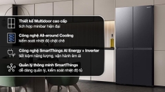 Tủ lạnh Samsung Inverter 648 lít Multi Door RF59C766FB1/SV