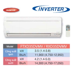 Điều hòa Daikin 2 chiều inverter FTXD35HVMV