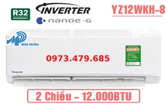 Điều hòa Panasonic 2 chiều Inverter 12.000BTU YZ12AKH-8