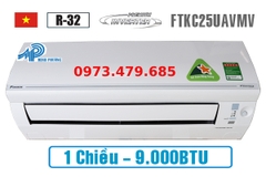 Điều hòa Daikin 9000btu 1 chiều Inverter model FTKC25UAVMV
