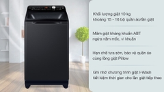 Máy giặt Aqua 12 kg AQW-FR120HT BK