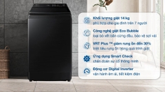 Máy giặt Samsung Inverter 14 kg WA14CG5745BVSV
