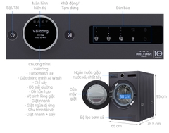 Máy giặt sấy LG Inverter giặt 17 kg - sấy 10 kg F2517RNTG