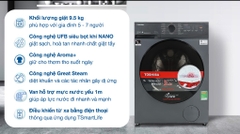 Máy giặt Toshiba Inverter 9.5 kg TW-T21BU105UWV(MG)