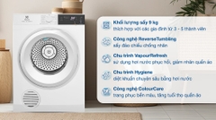 Máy sấy thông hơi Electrolux UltimateCare 9 kg EDS904H3WC