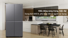 Tủ Lạnh Samsung Inverter 649 Lít RF59C700ES9/SV