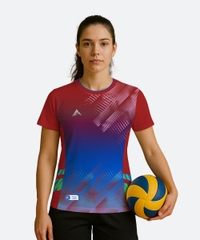 Áo Bóng Chuyền Nữ Kaiwin Ultra - Màu Đỏ