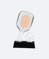Cúp Pickleball Pha Lê 01C Đồng - 20cm