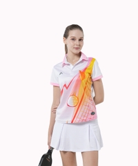 Áo Polo Nữ Kaiwin Slice - Màu Trắng Hồng