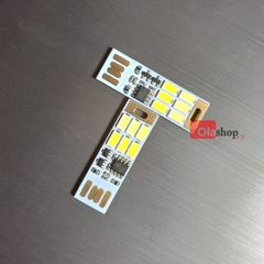 Đèn led usb mini cắm usb cảm ứng chạm 2 màu ánh sáng