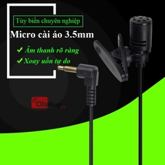 Micro cài áo 3.5mm