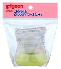 NẮP bình sữa Pigeon cổ rộng màu xanh lá
