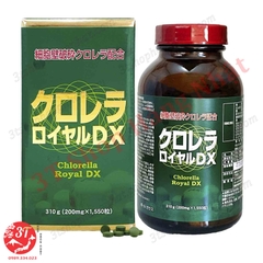 [Hộp 1550 viên] Tảo xanh - Tảo Lục Hoàng Gia Chlorella Royal DX - Nhật Bản