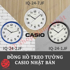 Đồng hồ treo tường CASIO Nhật Bản IQ-24