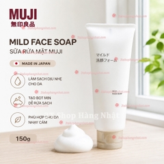 Sữa rửa mặt MUJI MILD  FACE SOAP Nhật Bản 150g