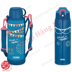 Bình nước giữ nhiệt THERMOS 1L có cốc FJJ-1000WF