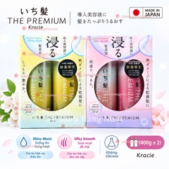 Bộ dầu gội xả Ichikami Premium (400g x 2)