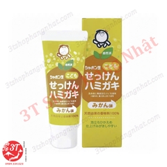 Kem đánh răng trẻ em Shabondama 50g hương quýt