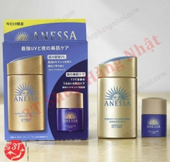 [Kèm quà tặng] Kem chống nắng ANESSA màu vàng perfect UV skincare