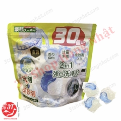 Viên giặt xả Kobe Laundry Gel Drop 30 viên