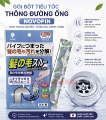 Gói bột làm tiêu tóc, thông đường ống Novopin