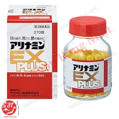 Viên uống bổ xương, mỏi mắt, đau lưng vai gáy Alinamin EX Plus