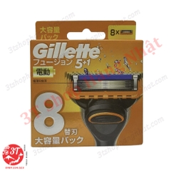 Vỉ 8 lưỡi dao cạo Gillette Fusion 5+1 POWER