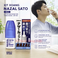 Xịt xoang NAZAL Sato Nhật Bản