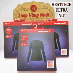Áo giữ nhiệt Heattech cổ tròn Uniqlo ULTRA nữ
