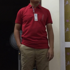 Áo phông nam Polo shirt đỏ
