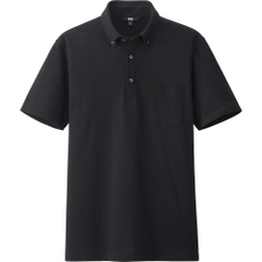 Áo phông nam Polo shirt màu đen size M