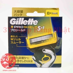 Bộ 8 lưỡi dao Gillette Fusion 5+1 Proshield