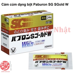 Cảm cúm dạng bột Paburon SG SGold W 24 gói