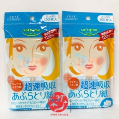 Giấy thấm dầu Kose softymo - Nhật Bản