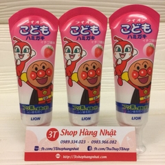 [Hồng hương dâu] Kem đánh răng Lion 40gr - Nhật Bản