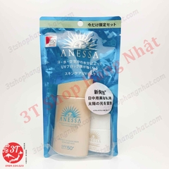 [Kèm quà tặng] Kem chống nắng ANESSA màu vàng perfect UV skincare