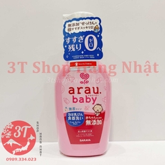 Nước rửa bình sữa ARAU BABY chai 500ml